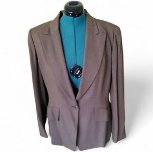 Anne Klein Olive Green Blazer Size 14
